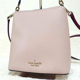 ケイトスペードニューヨーク(kate spade new york)の【美品】　ケイトスペード　ショルダーバック　バケツ　バケット　ダーシー　ピンク(ハンドバッグ)