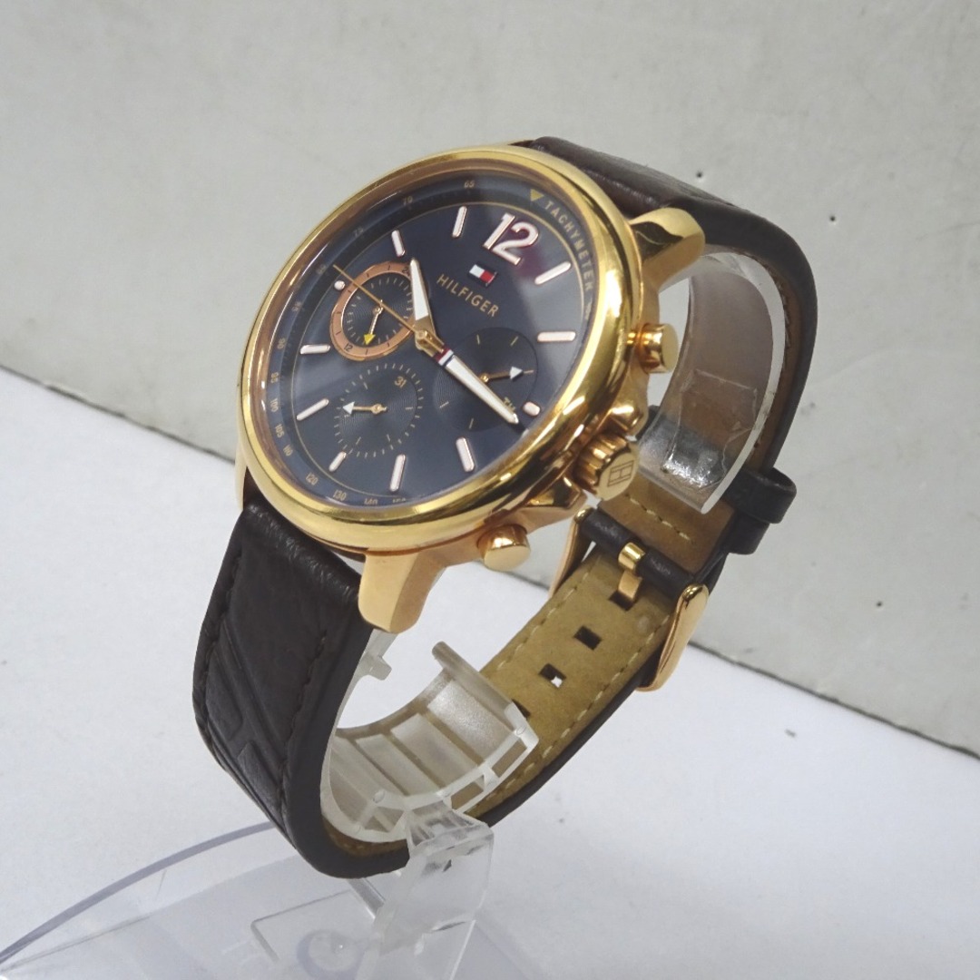 TOMMY HILFIGER(トミーヒルフィガー)のトミーヒルフィガー 腕時計 クロノグラフ TH.255.1.34.2453 ネイビー Ft1174581 中古 メンズの時計(腕時計(アナログ))の商品写真