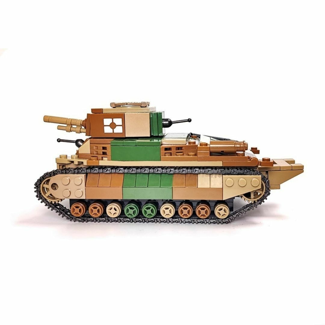 日本 八九式中戦車 ブロック戦車 528PCS 89式中戦車 キッズ/ベビー/マタニティのおもちゃ(積み木/ブロック)の商品写真