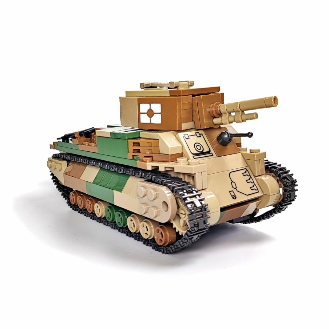 日本 八九式中戦車 ブロック戦車 528PCS 89式中戦車 キッズ/ベビー/マタニティのおもちゃ(積み木/ブロック)の商品写真