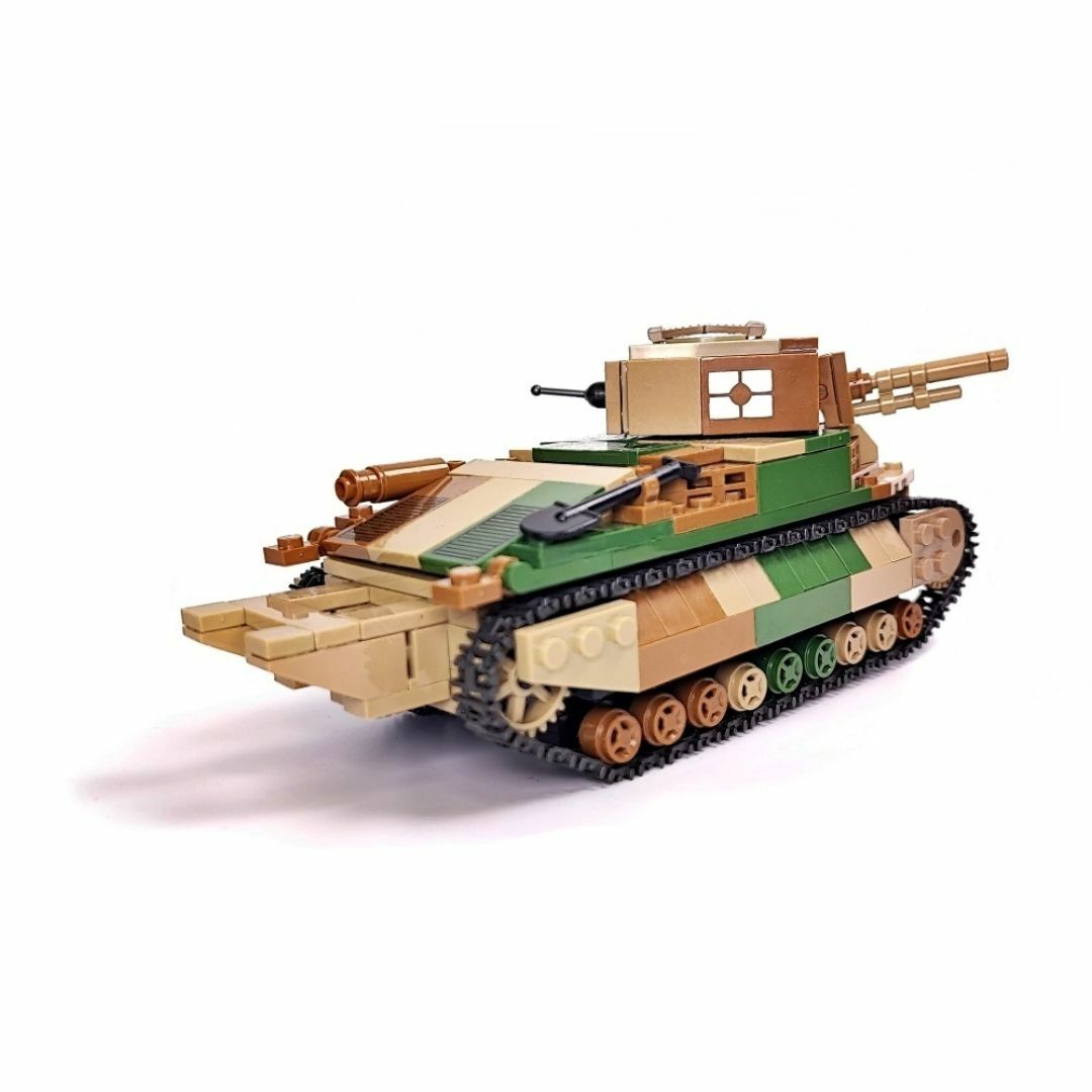 日本 八九式中戦車 ブロック戦車 528PCS 89式中戦車 キッズ/ベビー/マタニティのおもちゃ(積み木/ブロック)の商品写真