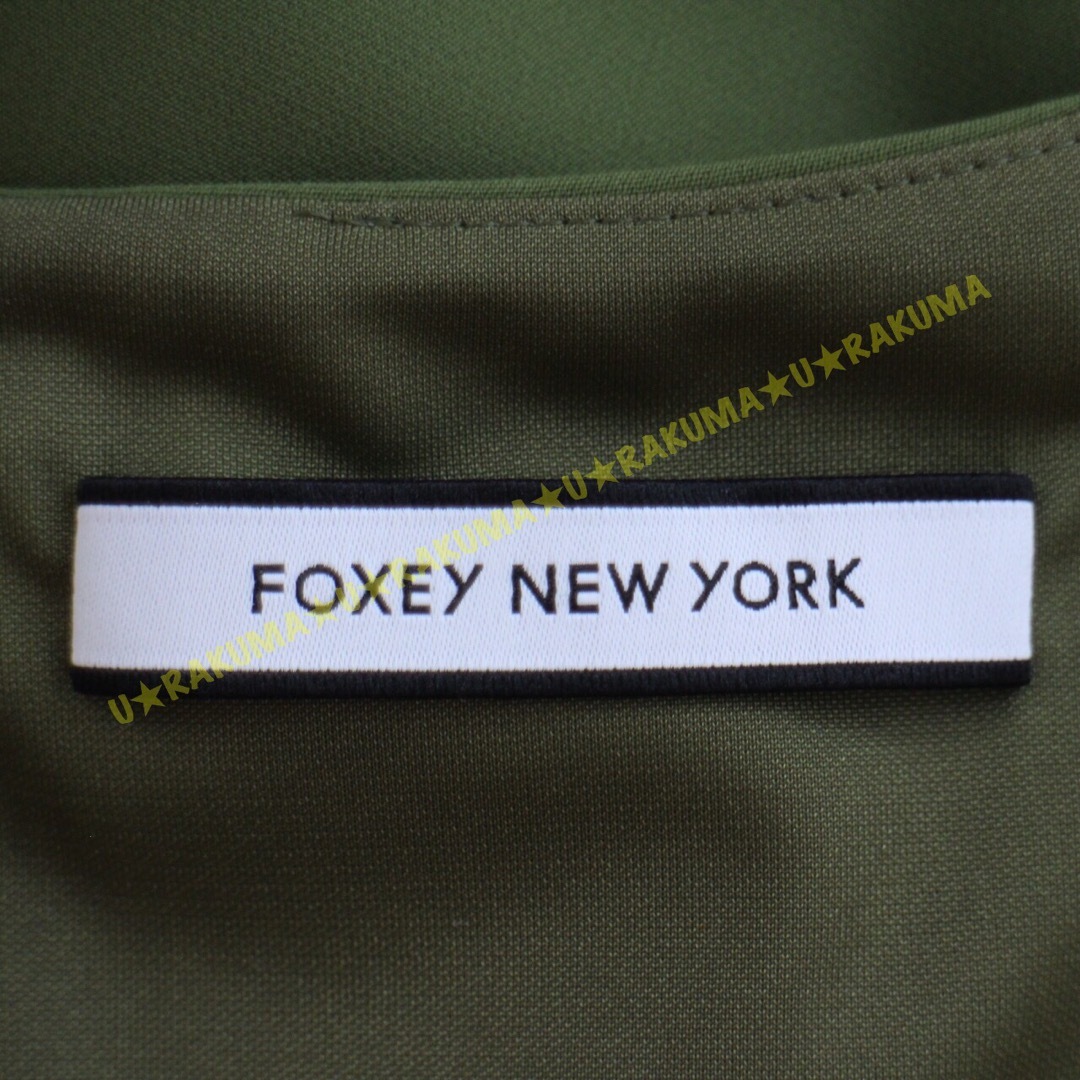 FOXEY NEW YORK(フォクシーニューヨーク)のFOXEY★スプリングブルームドレス★マッチャ★38★雑誌・DM掲載品 レディースのワンピース(ロングワンピース/マキシワンピース)の商品写真