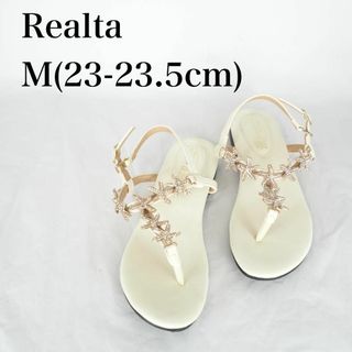 Realta*レアルタ*サンダル*23-23.5cm*ベージュM6032(サンダル)