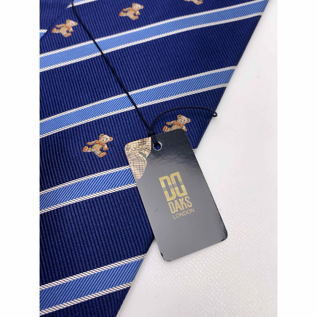 DAKS - J118 新品 DAKS ダックス 刺繍 クマ柄 ネクタイ 日本製の DAKS - J118 新品 DAKS ダックス 刺繍 クマ柄 ネクタイ 日本製の