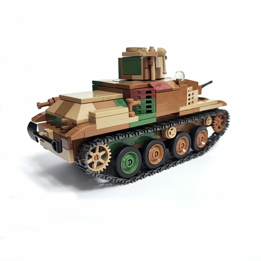 ESシリーズ 日本 九二式重装甲車 ブロック戦車 406PCS キッズ/ベビー/マタニティのおもちゃ(積み木/ブロック)の商品写真