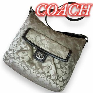 コーチ(COACH)の人気　コーチ　2way　ショルダーバッグ　キャンバス　レザー　ターンロック(ショルダーバッグ)