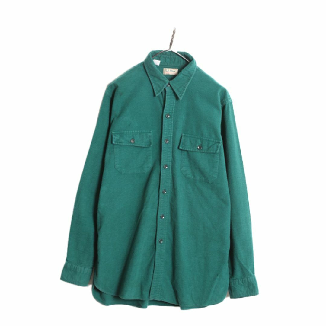 【年中無休】 L.L.Bean - 80s エルエルビーン コットン シャモア クロス 男性用