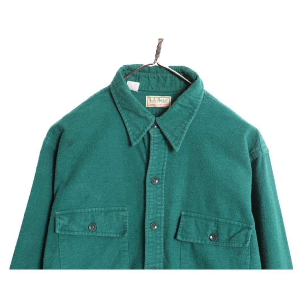 【 大感謝セール】 - L.L.Bean 80s クロス シャモア コットン エルエルビーン 男性用