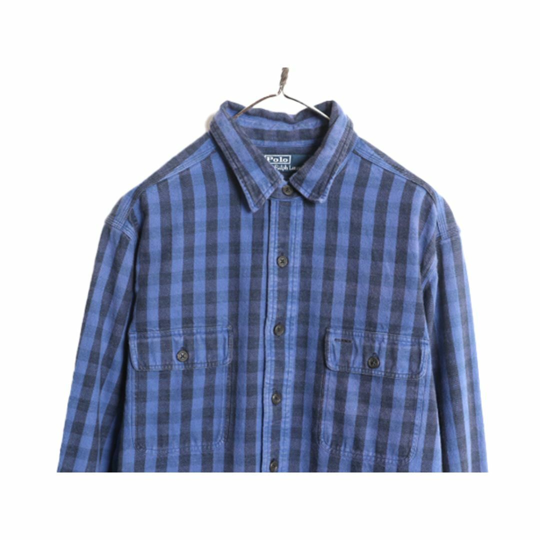 Ralph Lauren - 90s ポロ ラルフローレン チェック ヘビー Ralph Lauren - 90s ポロ ラルフローレン チェック ヘビー