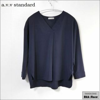 アーヴェヴェ(a.v.v)のa.v.v アーヴェヴェ レディース トップス 七分袖 ブラウス M(シャツ/ブラウス(長袖/七分))