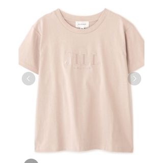 ジルバイジルスチュアート(JILL by JILLSTUART)のJILL BY JILLSTUART リサイクルコットン シシュウロゴTシャツ(Tシャツ(半袖/袖なし))