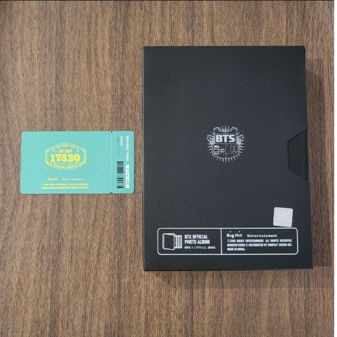 BTS 2nd MUSTER ZIP CODE ユンギ SUGA  トレカ エンタメ/ホビーのタレントグッズ(アイドルグッズ)の商品写真