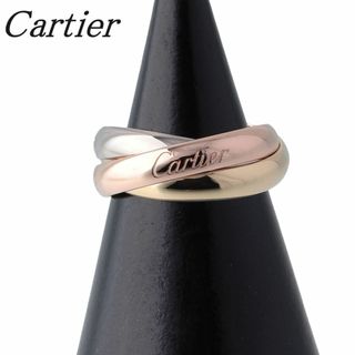 カルティエ(Cartier)のカルティエ トリニティ リング #51 MM クラシック AU750 スリーカラー 新品仕上げ済 Cartier【16732】(リング(指輪))