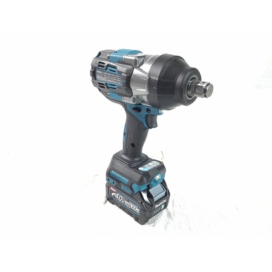 Makita(マキタ)の☆未使用品☆ makita マキタ 40V 充電式インパクトレンチ TW001GRDX 青/ブルー バッテリ2個(40V 2.5Ah) 充電器 ケース付 89367 自動車/バイクのバイク(工具)の商品写真