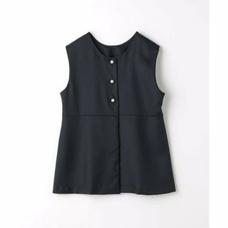 アデイインザライフ(a day in the life)の【NAVY】ポリエステルツイル 2WAYブラウス ベスト <A DAY IN THE LIFE>(シャツ/ブラウス(長袖/七分))