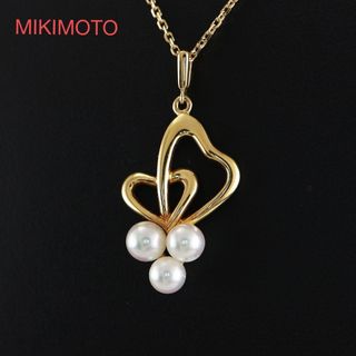 ミキモト(MIKIMOTO)の＜MIKIMOTO＞ K18　パール　ネックレス(ネックレス)