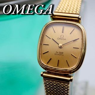 オメガ(OMEGA)の美品 OMEGA De Ville スクエア ゴールド 腕時計 744(腕時計)