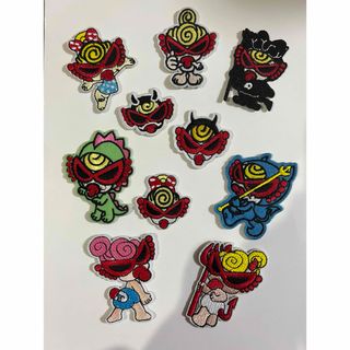 HYSTERIC MINI ヒスミニ アイロン刺繍ワッペン 10枚セット(各種パーツ)