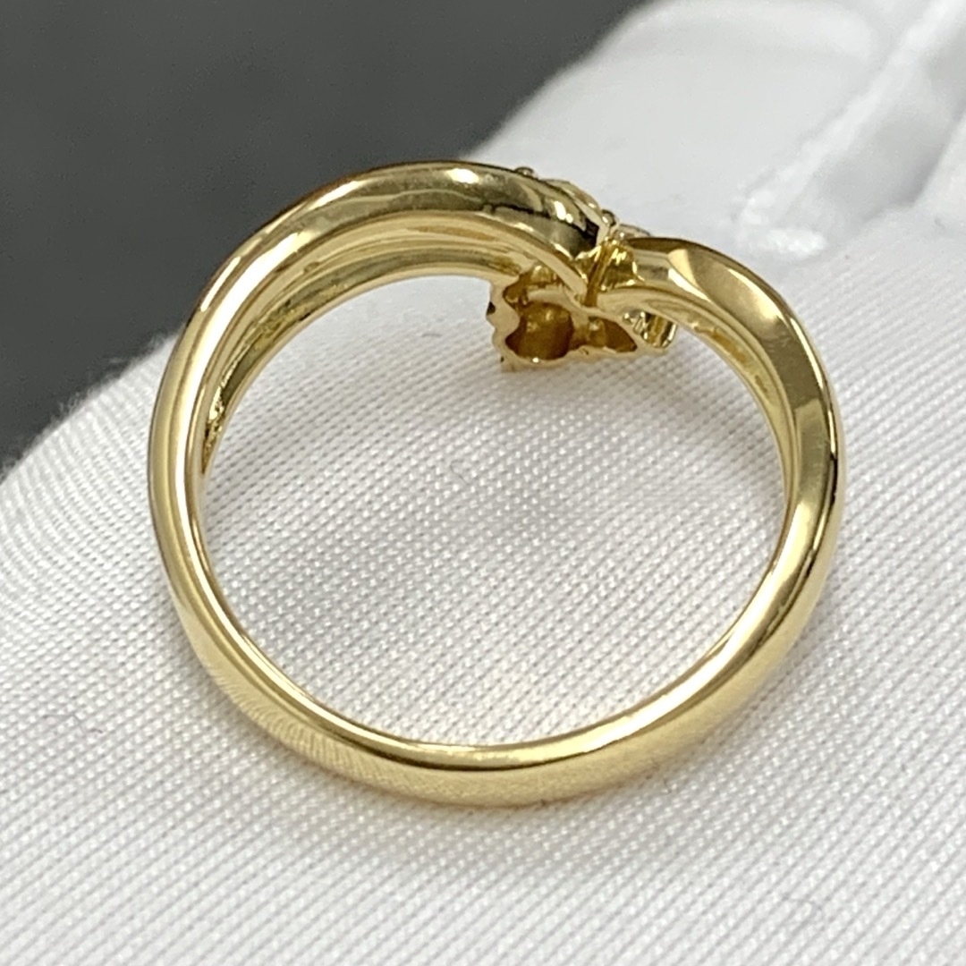 K18YG ダイヤモンド　0.24 リング　指輪 レディースのアクセサリー(リング(指輪))の商品写真