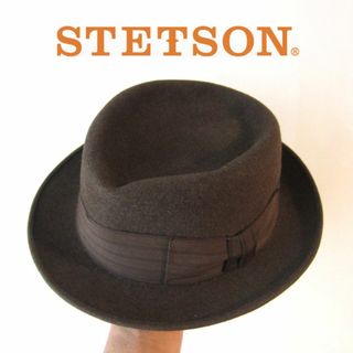 ステットソン(STETSON)の美品　70sヴィンテージ　STETSON／ステットソン★　中折れフェルトハット(ハット)