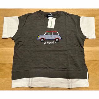 クレードスコープ(kladskap)の【新品】クレードスコープ  Tシャツ 車 恐竜 100(Tシャツ/カットソー)