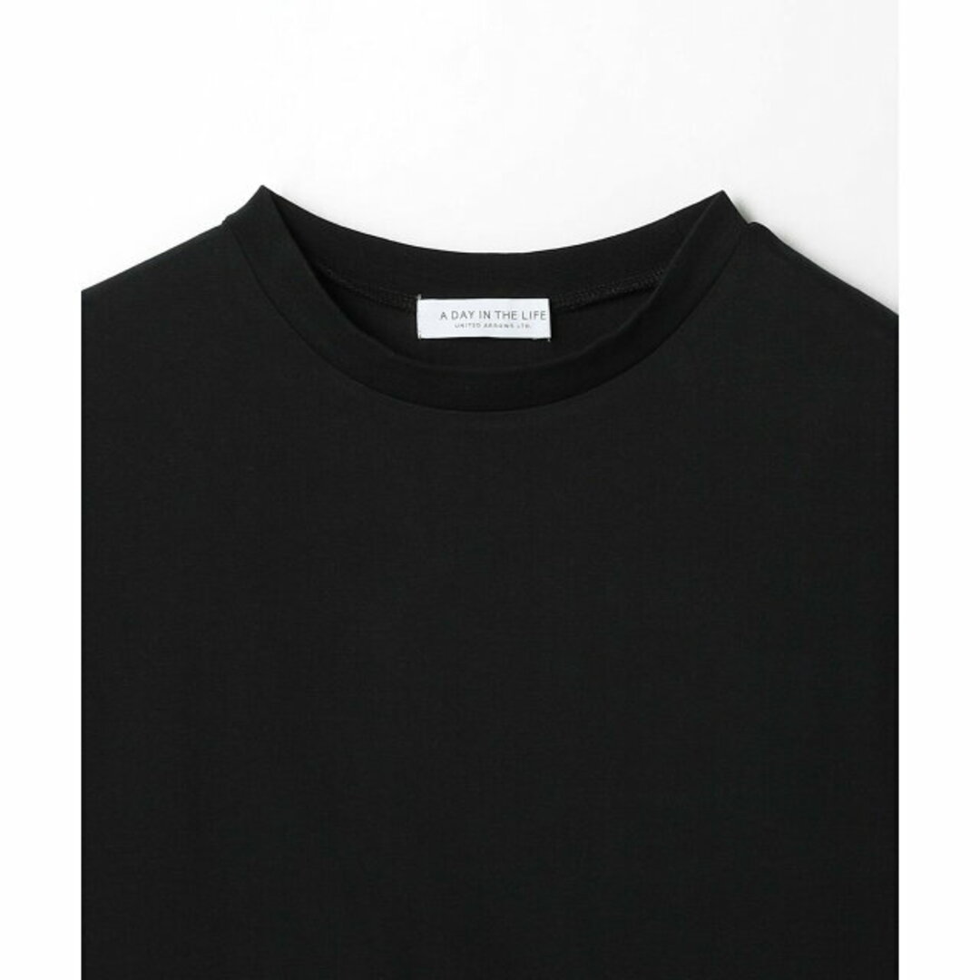 a day in the life(アデイインザライフ)の【BLACK】バックフレア フレンチスリーブTシャツ <A DAY IN THE LIFE> レディースのトップス(カットソー(長袖/七分))の商品写真