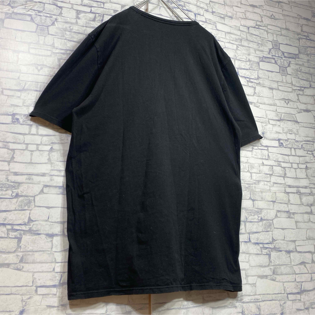 Calvin Klein(カルバンクライン)のCALVIN KLEIN ビックロゴ　デカロゴ　半袖Tシャツ　黒　Mサイズ　古着 メンズのトップス(Tシャツ/カットソー(半袖/袖なし))の商品写真