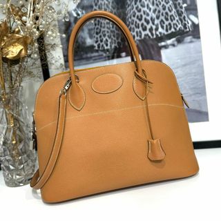 エルメス(Hermes)のHERMES エルメス ボリード35 ヴァッシュリエジェ ナチュラル(ハンドバッグ)