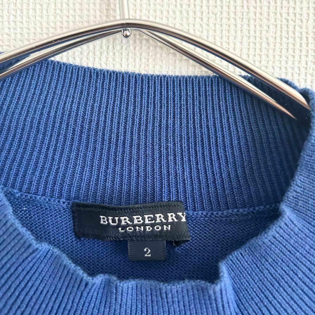 BURBERRY London 半袖 サマーニット 美品 サイズ2 レディースのトップス(ニット/セーター)の商品写真