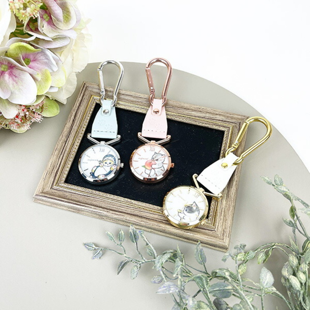 モフサンド mofusand もも カラビナウォッチ (ピンク) 時計 レディースのファッション小物(腕時計)の商品写真