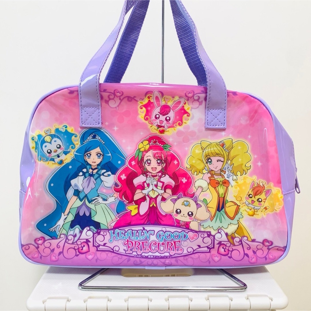 新作 定価2,090円ヒーリングっどプリキュア クリアボストン ビーチバッグ  キッズ/ベビー/マタニティのこども用バッグ(レッスンバッグ)の商品写真