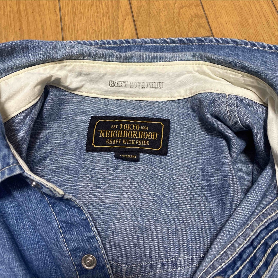 NEIGHBORHOOD(ネイバーフッド)のネイバーフッド デニムシャツ　wakomaria wtaps お好きな方 メンズのトップス(シャツ)の商品写真