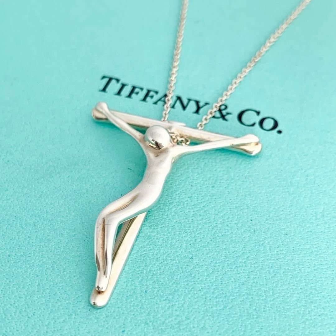 Tiffany & Co.(ティファニー)のティファニー クルーシフィクス ロザリオ クロス Lサイズ ネックレス x2 レディースのアクセサリー(ネックレス)の商品写真