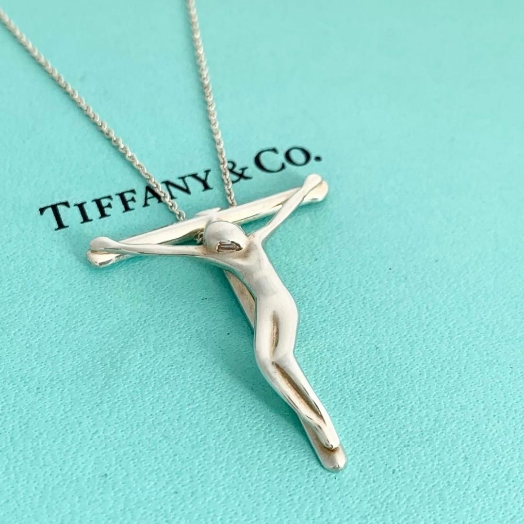 Tiffany & Co.(ティファニー)のティファニー クルーシフィクス ロザリオ クロス Lサイズ ネックレス x2 レディースのアクセサリー(ネックレス)の商品写真