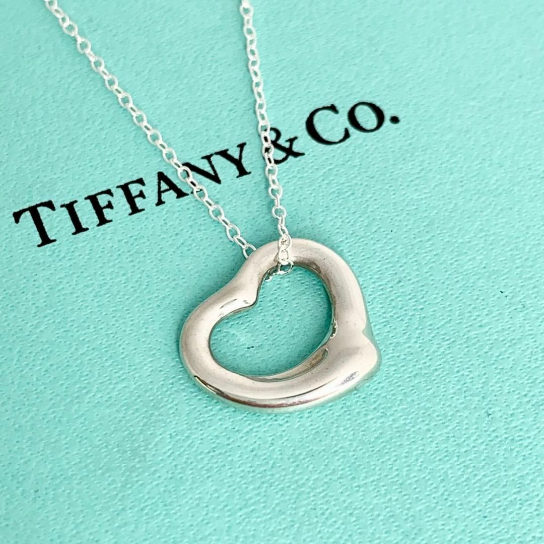 Tiffany & Co.(ティファニー)のティファニー オープンハート ネックレス エルサペレッティ 925 db3 レディースのアクセサリー(ネックレス)の商品写真