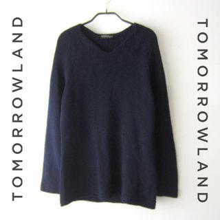 トゥモローランド(TOMORROWLAND)の美品　TOMORROWLAND／トゥモローランド　カシミヤウール　ニットセータ(ニット/セーター)