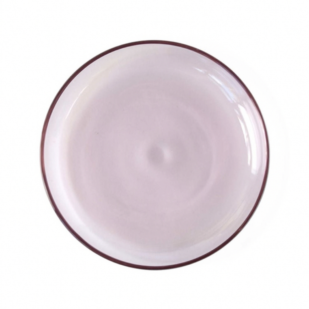 amabro(アマブロ)のamabro アマブロ ツートーン お香立て　耐熱クリアガラス　小皿　2枚組 インテリア/住まい/日用品のキッチン/食器(食器)の商品写真