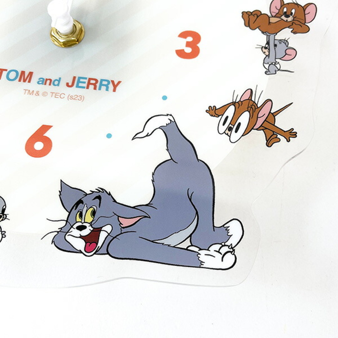 トムとジェリー アクリル壁掛け時計 インテリア クロック TOM and JERRY レディースのファッション小物(腕時計)の商品写真