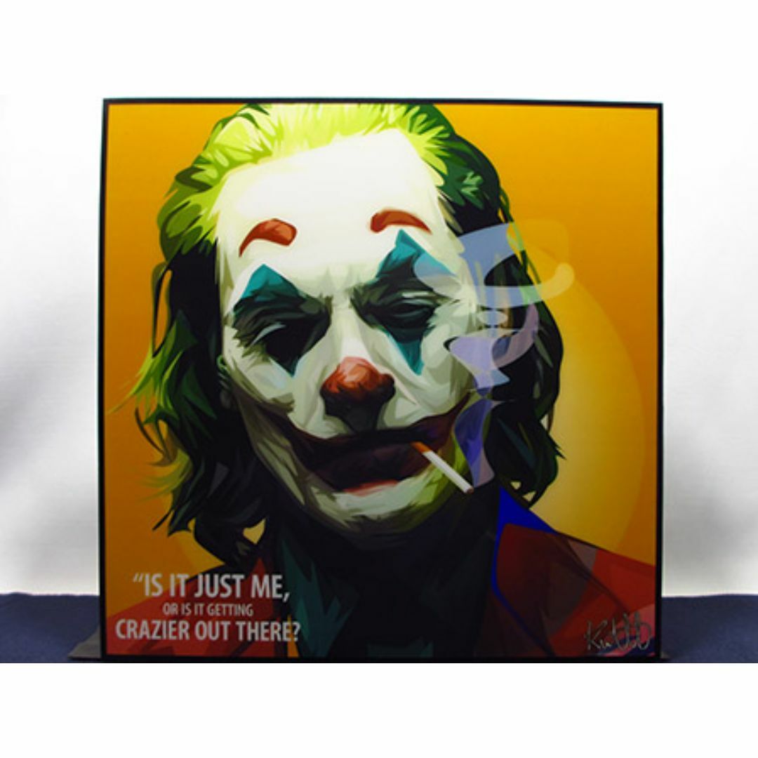 【新品 No 103】 ポップアートパネル JOKER アーサー フレック インテリア/住まい/日用品のインテリア小物(その他)の商品写真