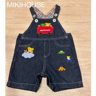 ミキハウス(mikihouse)のMIKIHOUSE ミキハウス サロペット　オーバーオール　デニム　80(パンツ)