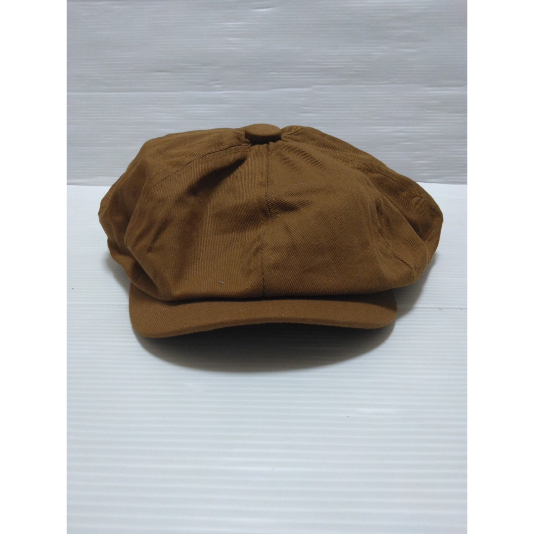 キャスケット ハンチング 茶色　ブラウン　 帽子 ユニセックス ハット オシャレ メンズの帽子(ハンチング/ベレー帽)の商品写真