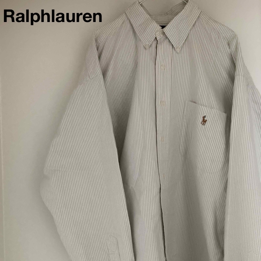 Ralph Lauren(ラルフローレン)のラルフローレン ストライプ BDシャツ 刺繍ポニー メンズのトップス(シャツ)の商品写真