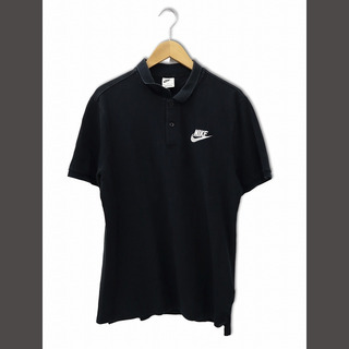 ナイキ(NIKE)のナイキ スポーツウェア メンズポロ 半袖 コットン ポロシャツ XL ブラック(ポロシャツ)