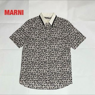 マルニ(Marni)の【希少】MARNI　マルニ　総柄シャツ　フラワープリント　ボタニカル柄　花柄(シャツ)