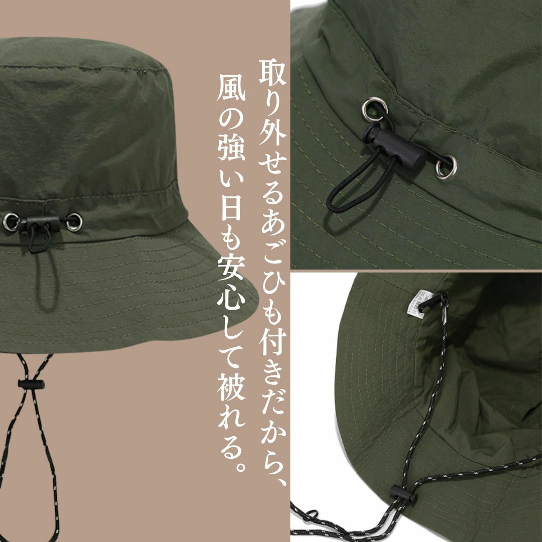 【色: グレー】[Soxbang] バケットハット メンズ UVカット UPF5 メンズのファッション小物(その他)の商品写真