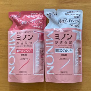 ミノン(MINON)のミノン 薬用ヘアシャンプー  コンディショナー詰め替え 380ml (シャンプー/コンディショナーセット)