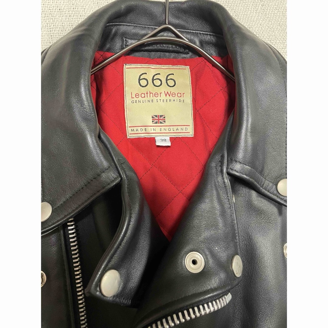 666(シックスシックスシックス)の666 サイドベルトライダース メンズのジャケット/アウター(ライダースジャケット)の商品写真
