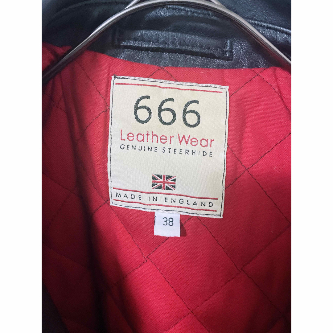 666(シックスシックスシックス)の666 サイドベルトライダース メンズのジャケット/アウター(ライダースジャケット)の商品写真