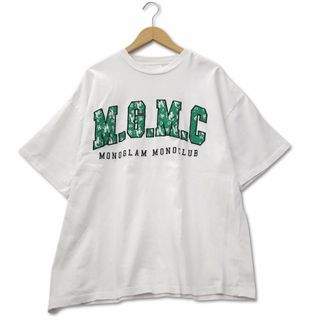 アザー(other)のMakes Style! コットン ロゴ オーバーサイズ Tシャツ F ホワイト(Tシャツ(半袖/袖なし))