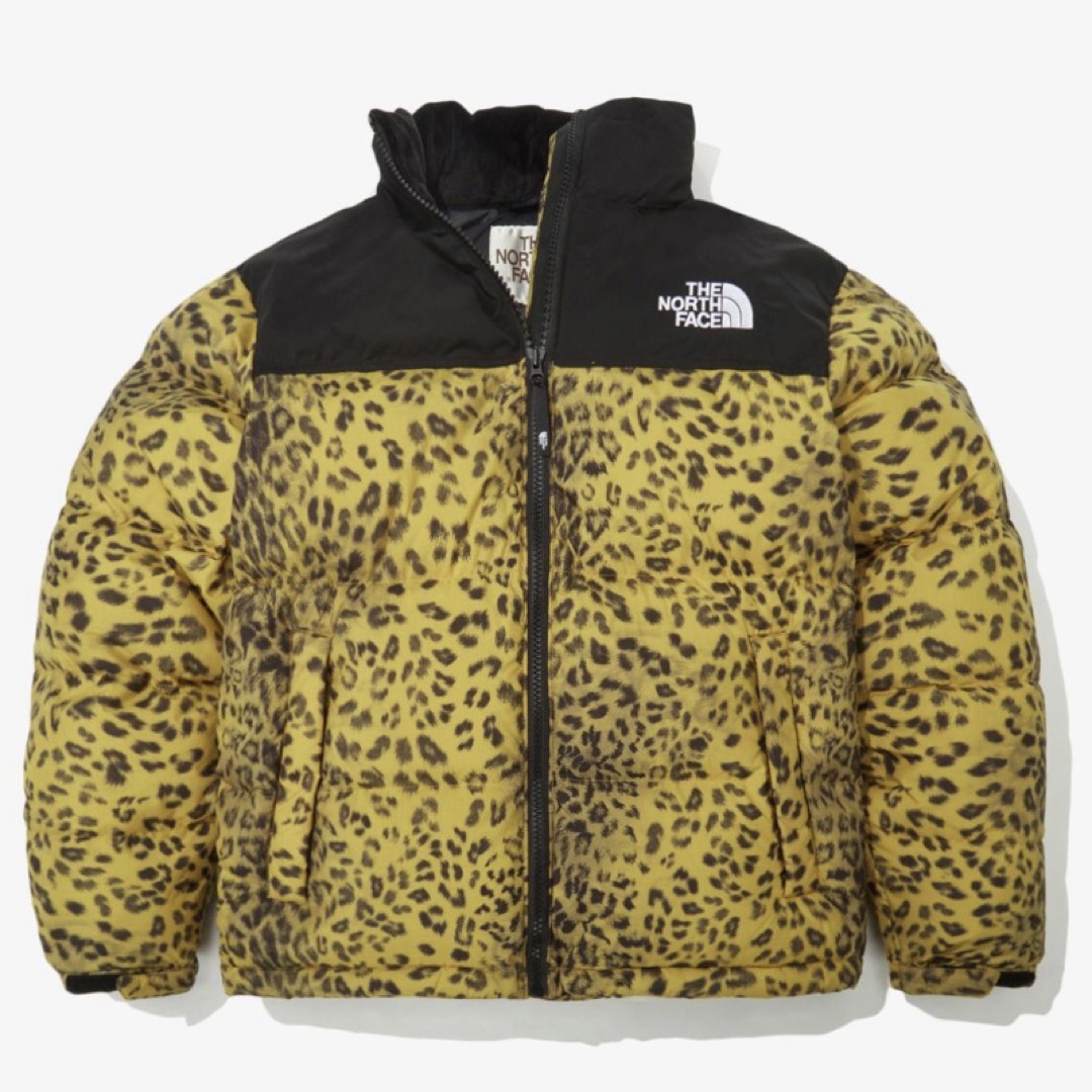 THE NORTH FACE(ザノースフェイス)のノースフェイス ノベルティ ヌプシ ダウンジャケット　レオパード　ゴールド　XL メンズのジャケット/アウター(ダウンジャケット)の商品写真